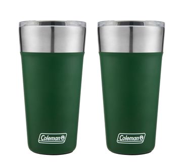 Kit-com-2-Copos-Termicos-com-Tampa-600ml-Verde-Coleman