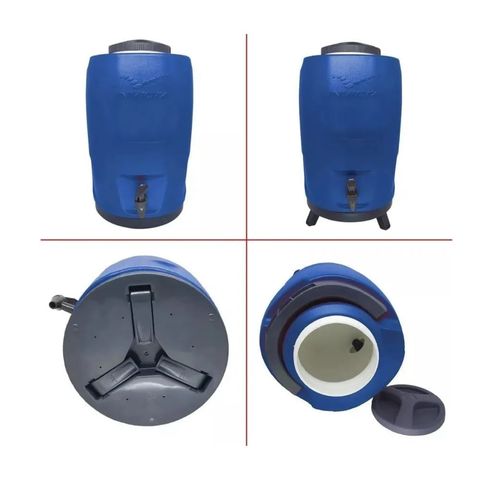 Invicta | Kit Praticidade em Dobro: 2 Botijões Térmicos 12L Azul