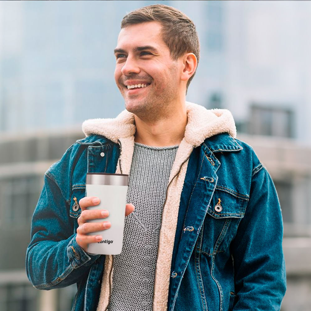 Contigo | Copo Térmico Street Branco | 473ml - Coleman