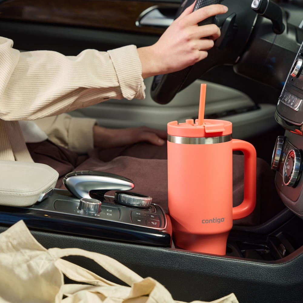 KJ×GDC Collab Multi-Strap cootie Contigo | Copo Térmico Streeterville Coral | 1,18L - Coleman