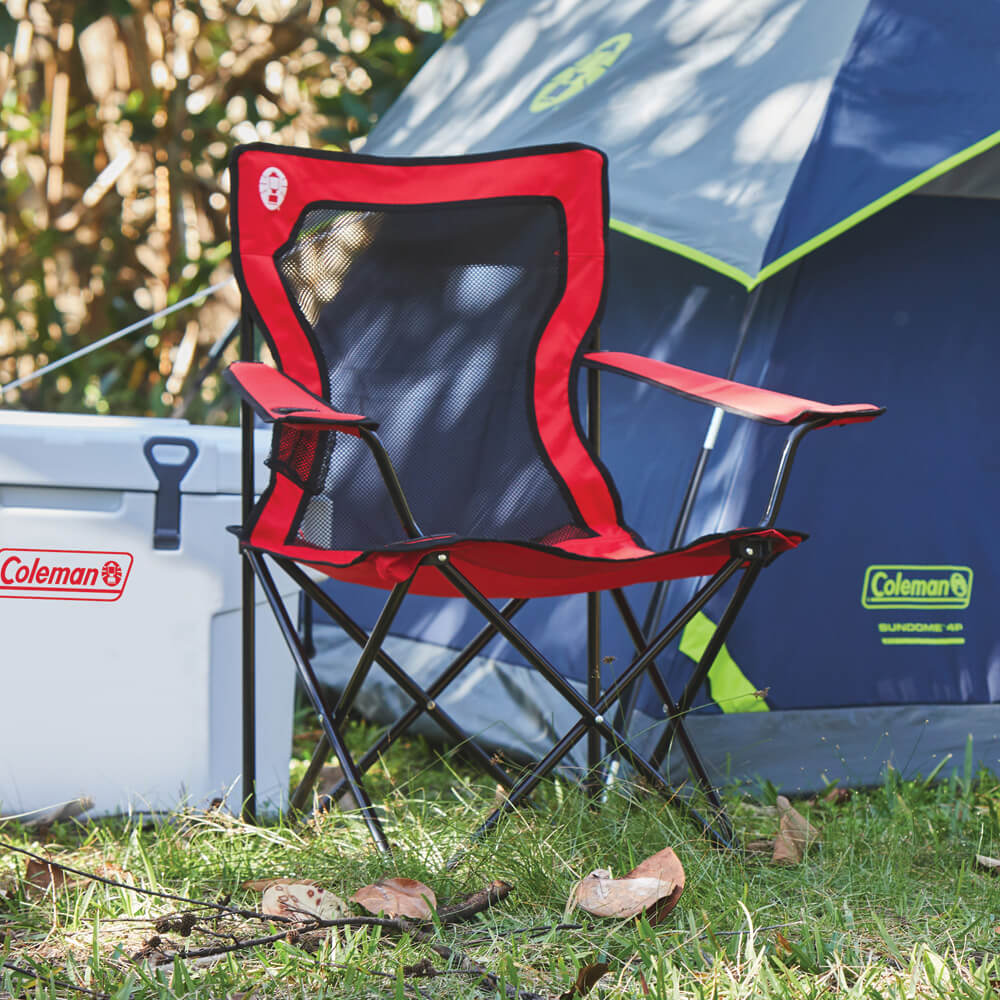 Coleman | Cadeira Dobrável Vermelha Coleman - Coleman
