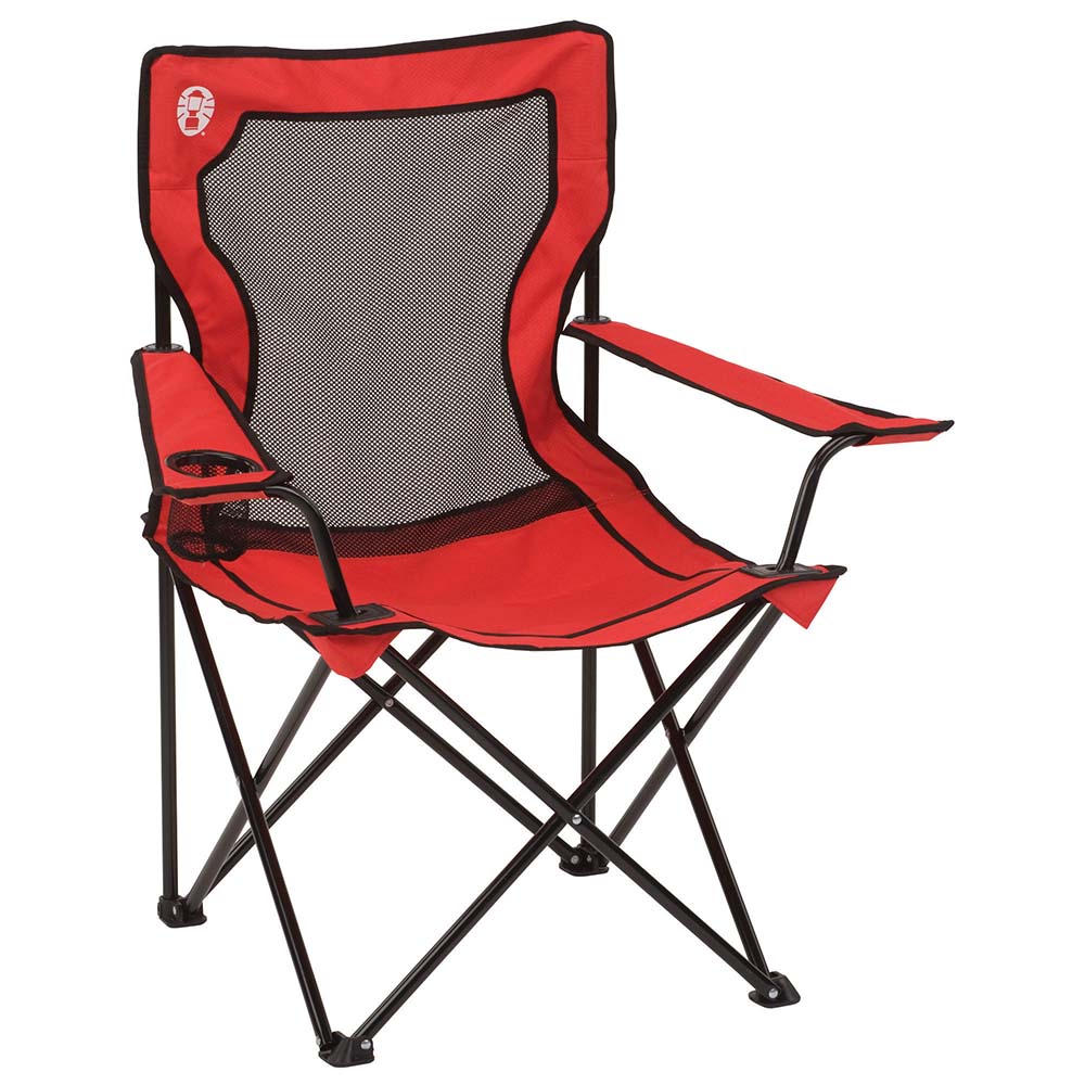 Coleman 2-WAY CAPTAIN CHAIR [RED] コールマン Coleman | Kit Conforto: Contém 2 Cadeiras Vermelhas Dobráveis