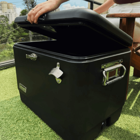 Coleman | Caixa Térmica 51L Reunion™ Aço Inoxidável All Black