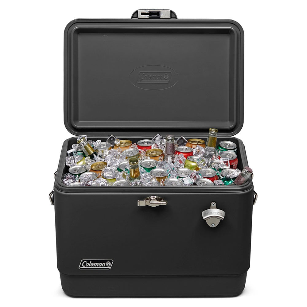 Coleman | Caixa Térmica 51L Reunion™ Aço Inoxidável All Black