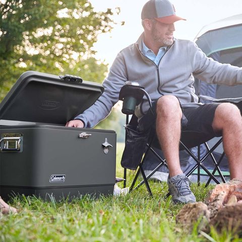 Coleman | Caixa Térmica 51L Reunion™ Aço Inoxidável All Black