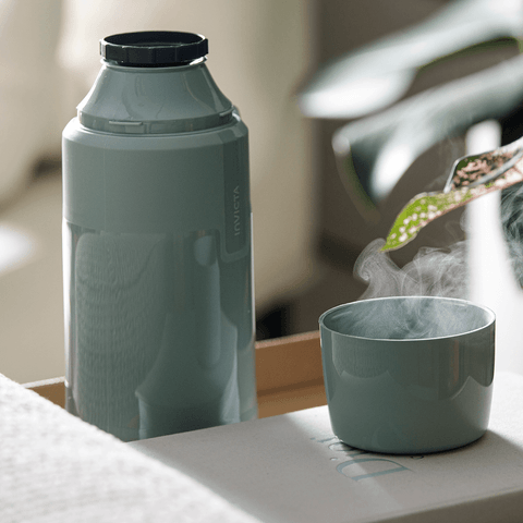 Garrafa Térmica GLT Rolha 1L New Verde Sálvia Invicta - Invicta