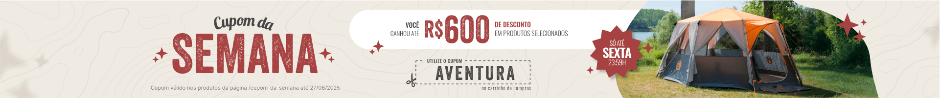 Cupom da Semana