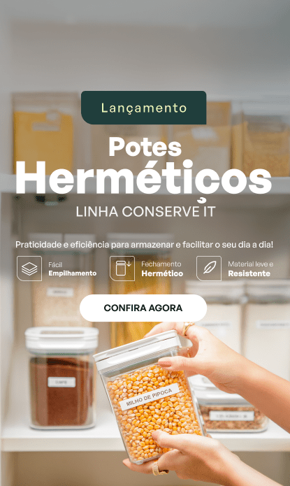 Lançamento Potes Herméticos Mob