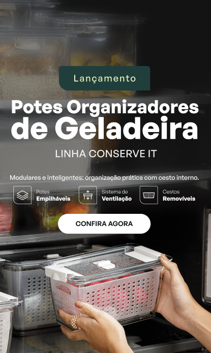 Lançamento Potes Organizadores Mob