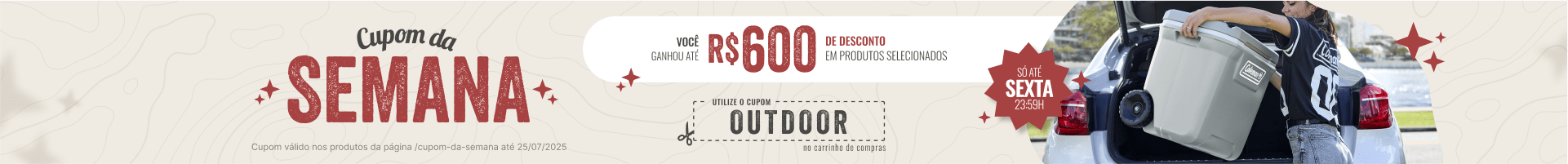 Cupom da Semana
