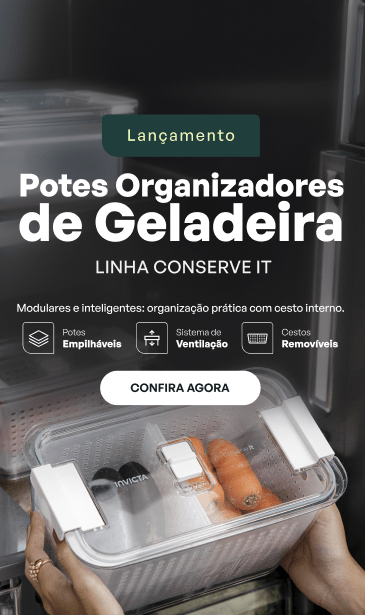 Lançamento Potes Organizadores Mob