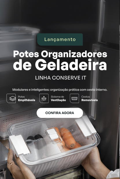 Lançamento Potes Organizadores Mob