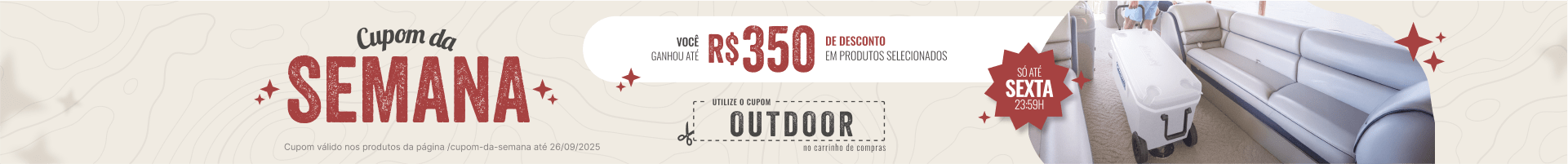 Cupom da Semana
