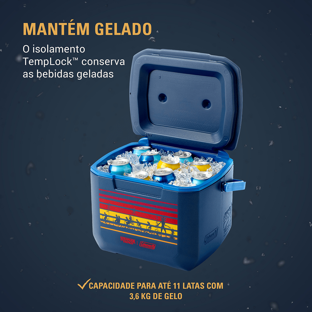 コールマン HOLIDAY TENT① Caixa Térmica Coleman Stranger Things™ 15,1L - Coleman