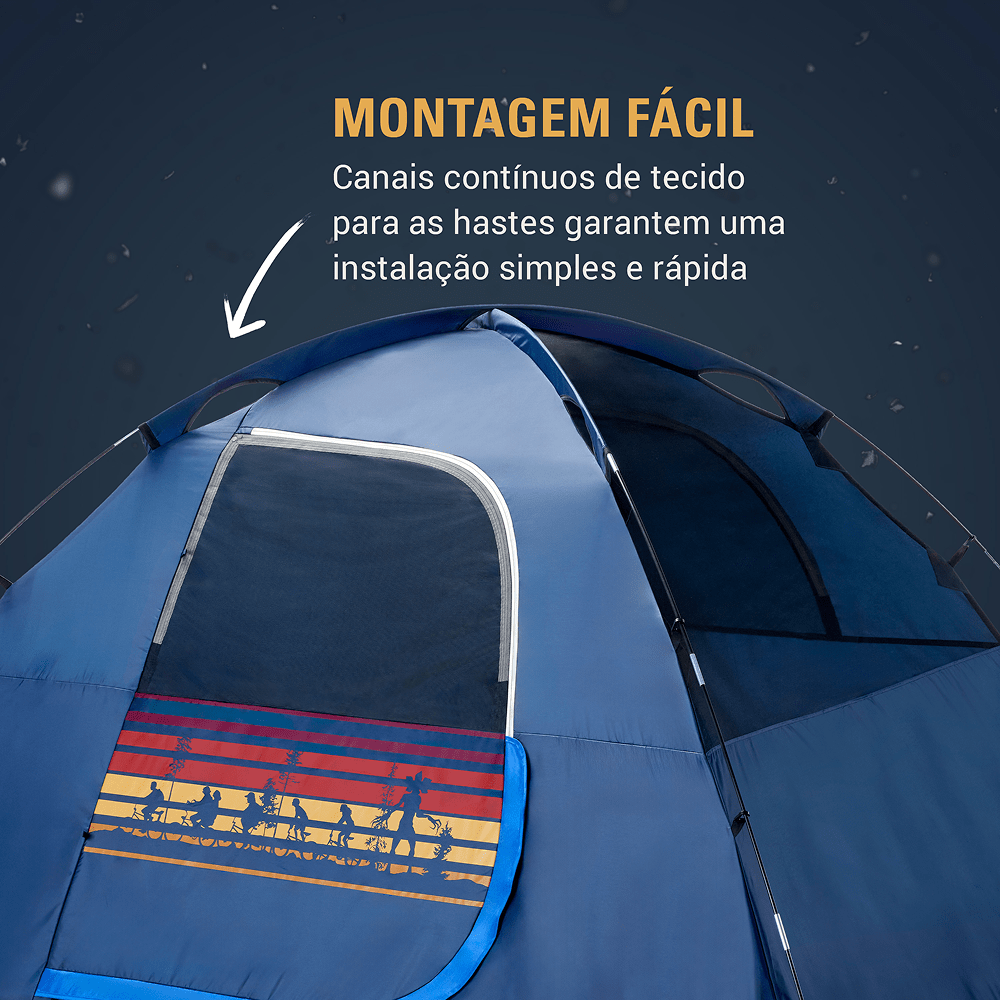 Barraca Sundome Coleman Stranger Things™ 4 Pessoas - Coleman