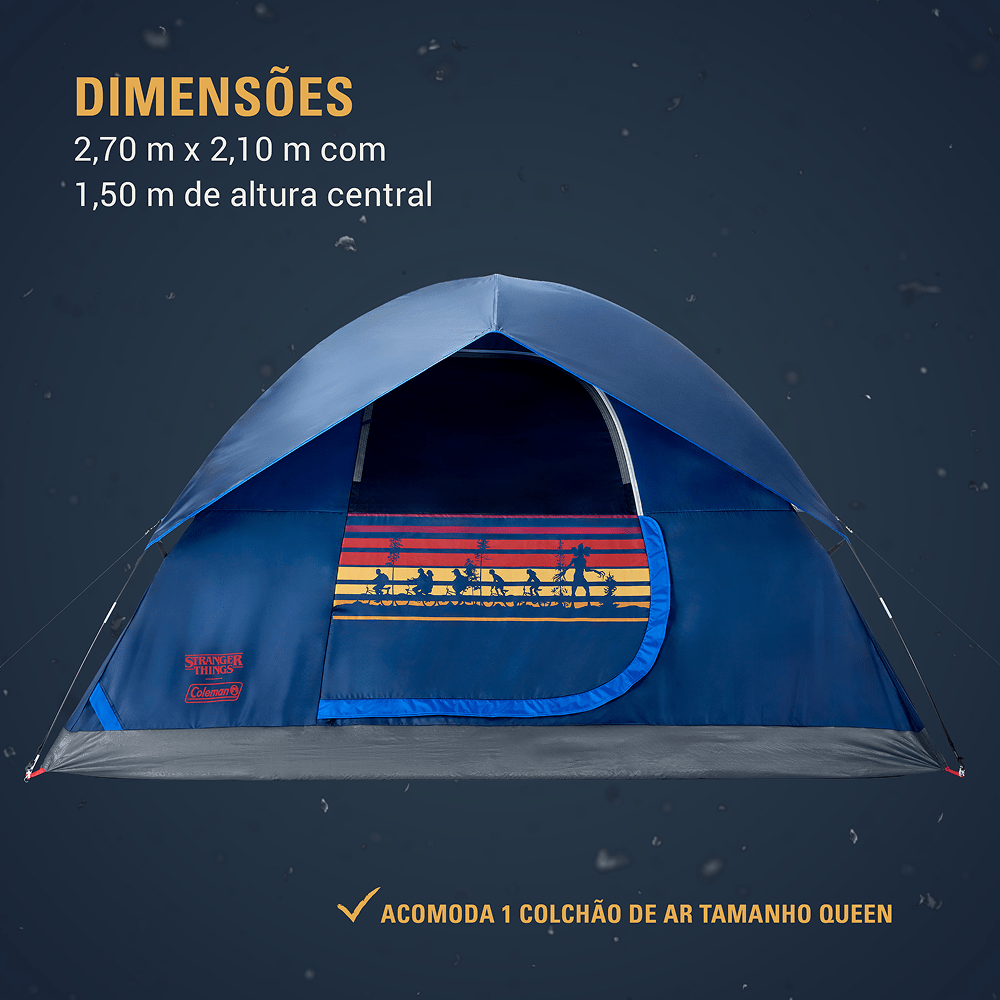 Barraca Sundome Coleman Stranger Things™ 4 Pessoas - Coleman
