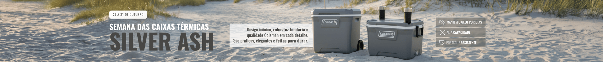 Caixas Silver Ash | Coleman