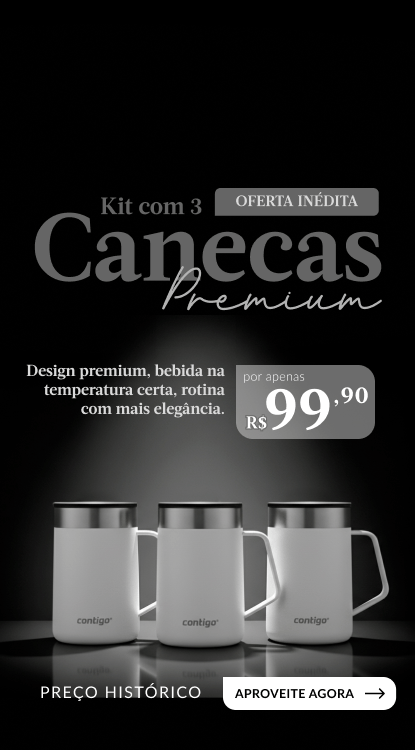 kit 3 canecas mob