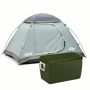 Coleman | Kit Camping - Caixa Térmica 45,4L Adventure Preta e
