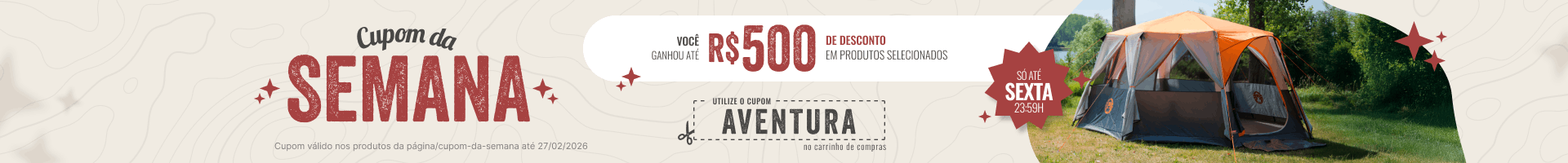 Cupom da Semana