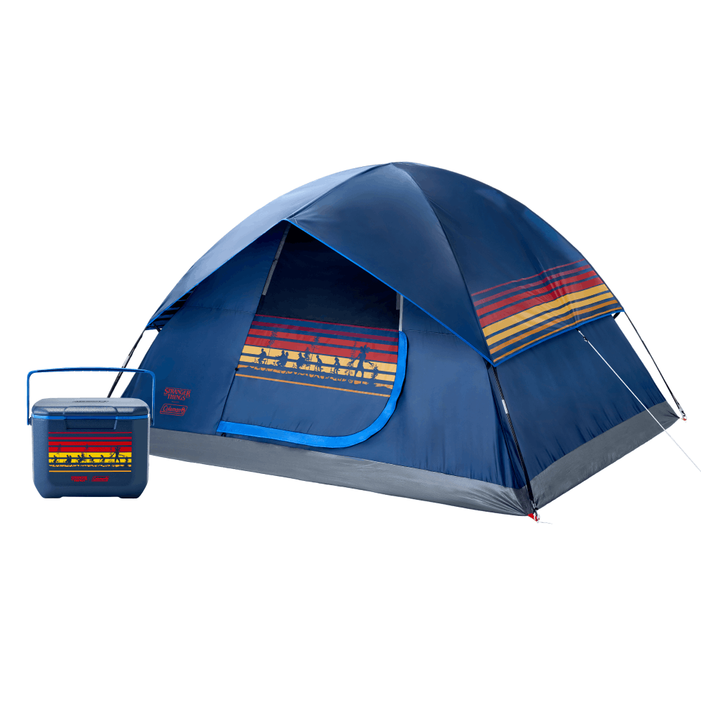Kit Sobrevivência Coleman Stranger Things™ | Barraca + Caixa