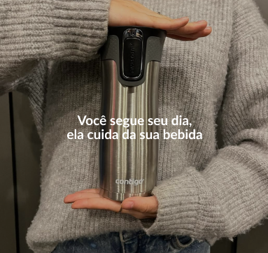 Banner Você segue seu dia, ela cuida da sua bebida