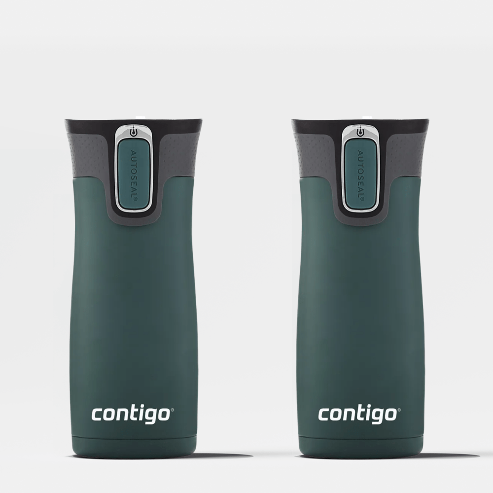 Kit com 2 Copos Térmicos West Loop AUTOSEAL® Chard Contigo | 473ml